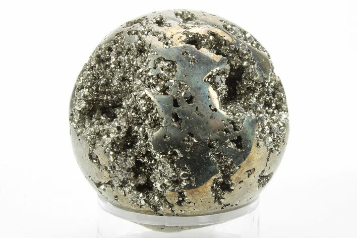 Polished Pyrite Sphere - Peru #228367